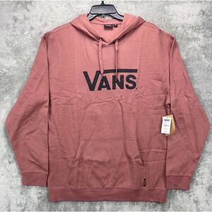 NWT Vans Men's Pullover Hoodie Sweatshirt 2XL Sleepy Rose Cotton Blend